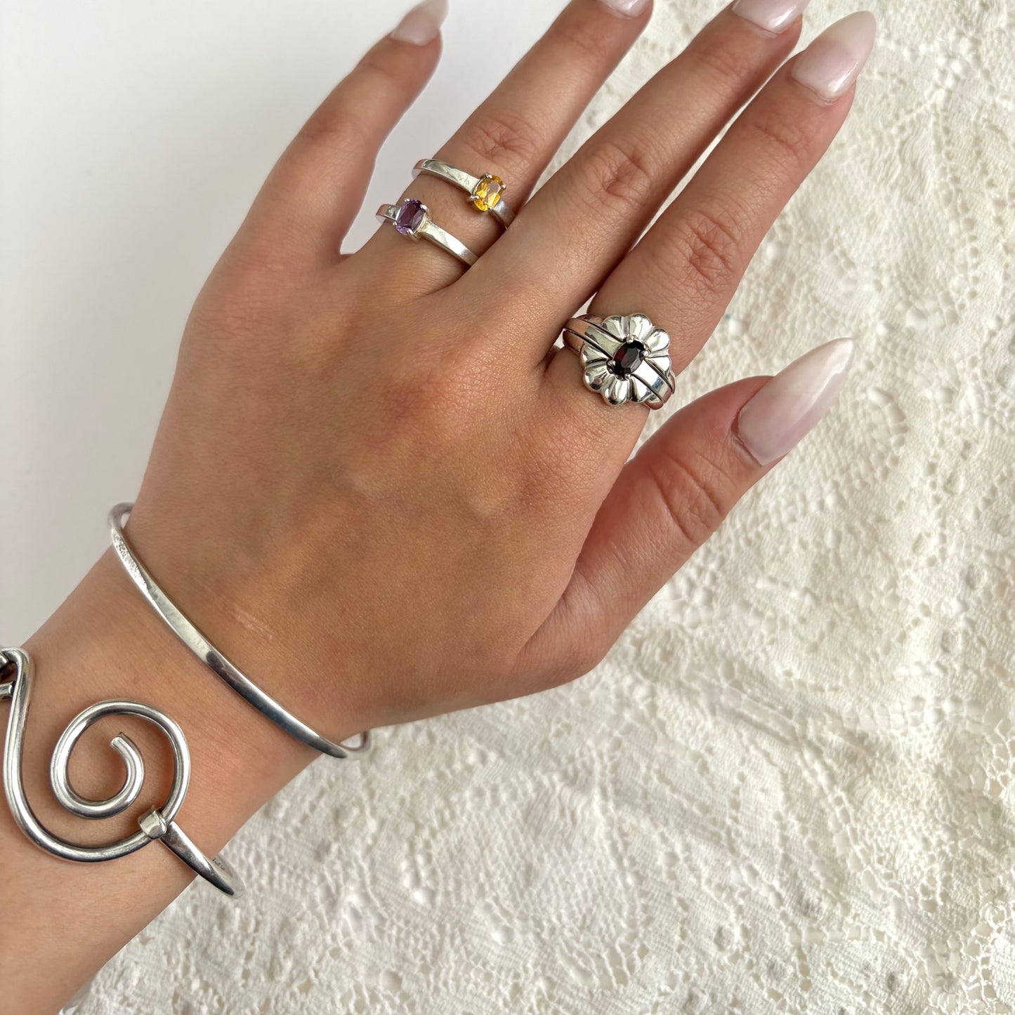Vintage Sterling Interchangeable Ring