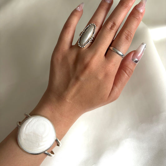 Vintage Sterling Native Statement Ring