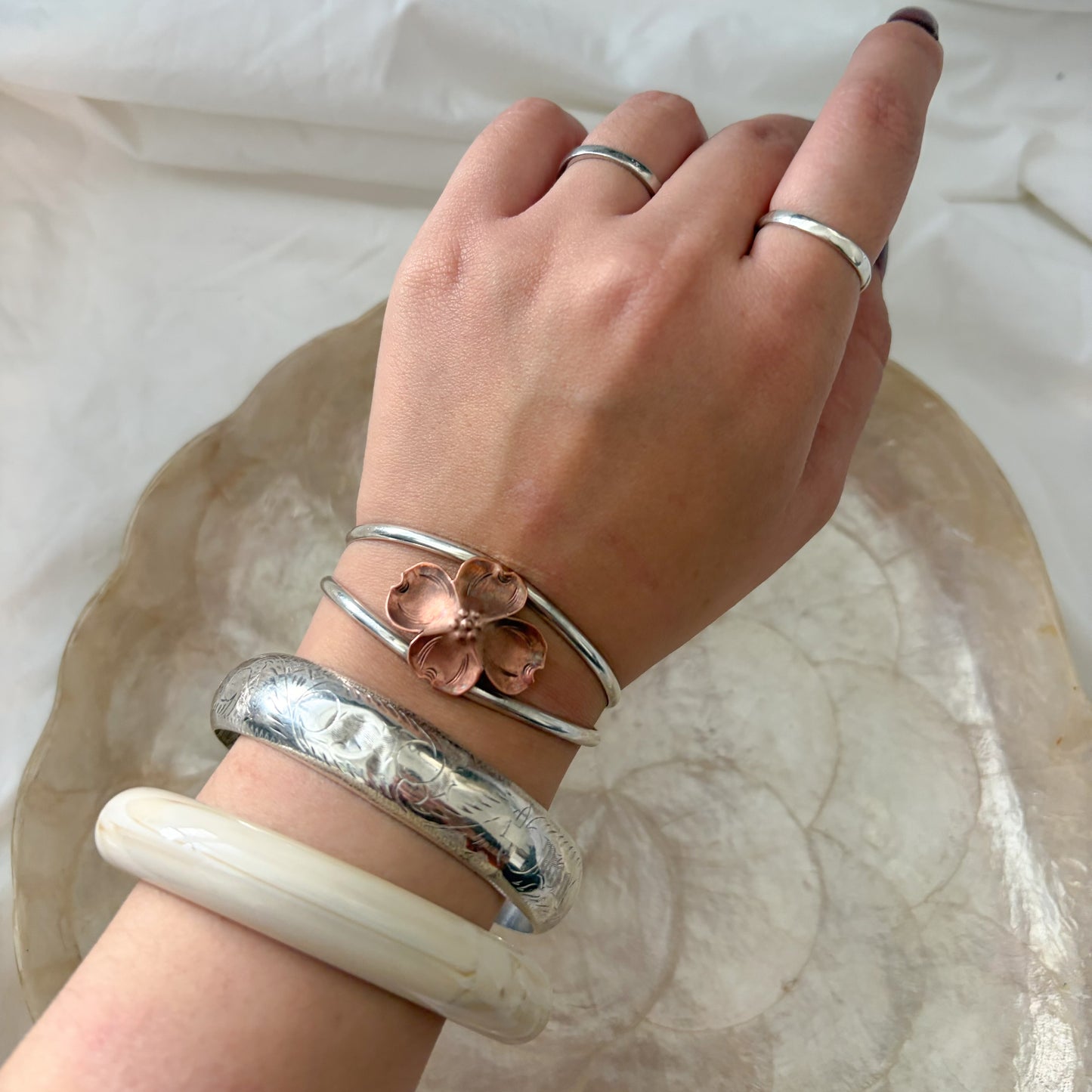 Vintage Sterling Stuart Nye Cuff