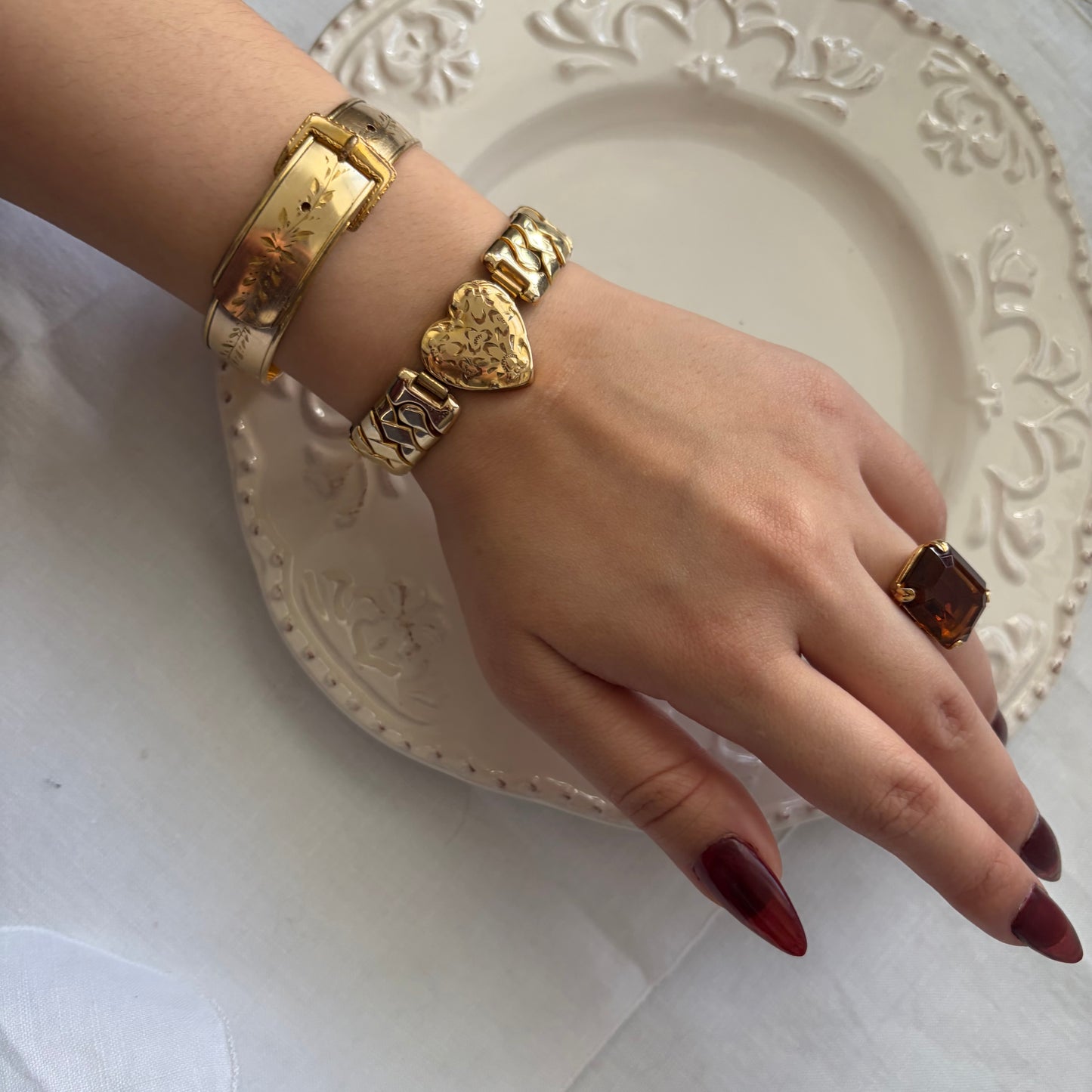 Vintage Gold Filled Sweetheart Bracelet