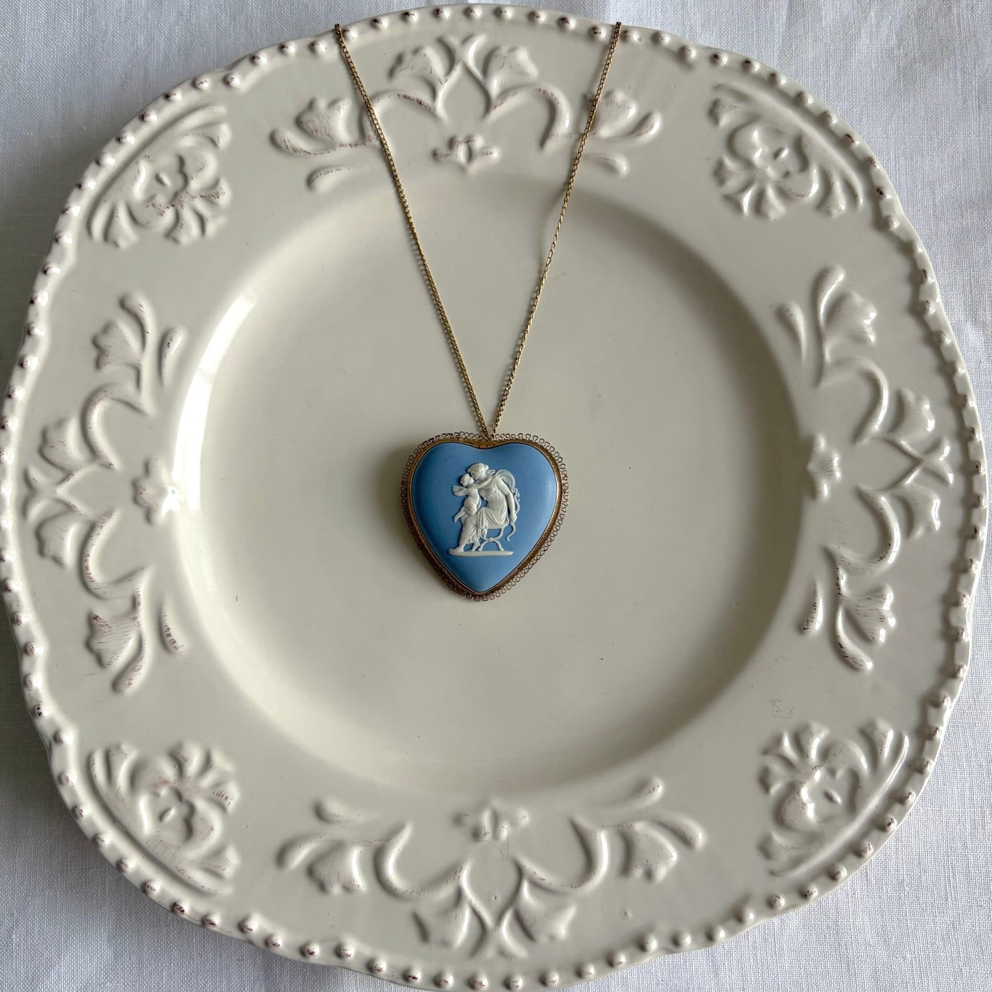 Vintage Jasperware Goldfilled Necklace