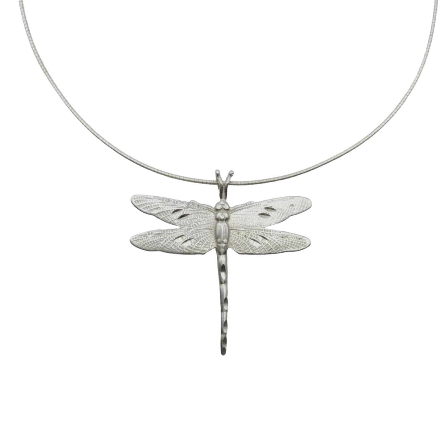 Vintage Sterling Dragonfly Necklace