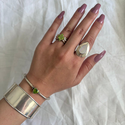 Vintage Sterling Peridot Ring