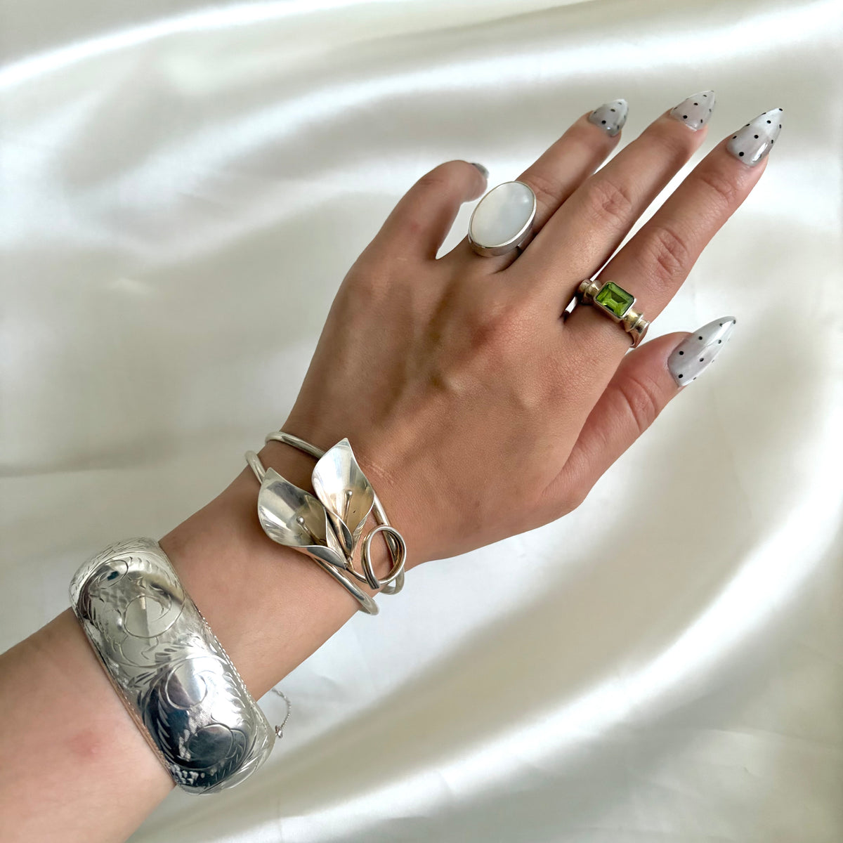 Vintage Sterling Silpada Peridot Ring