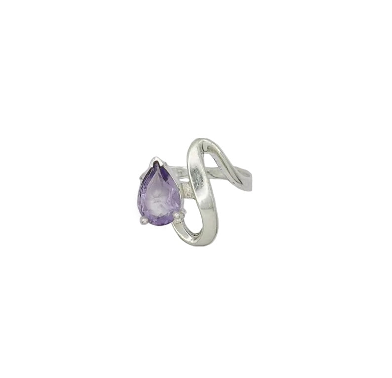 Vintage Sterling Amethyst Ring