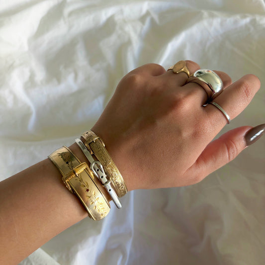 Vintage Hayes Gold Filled Buckle Bracelet