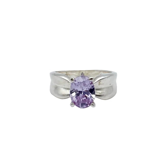 Vintage Sterling Amethyst Ring