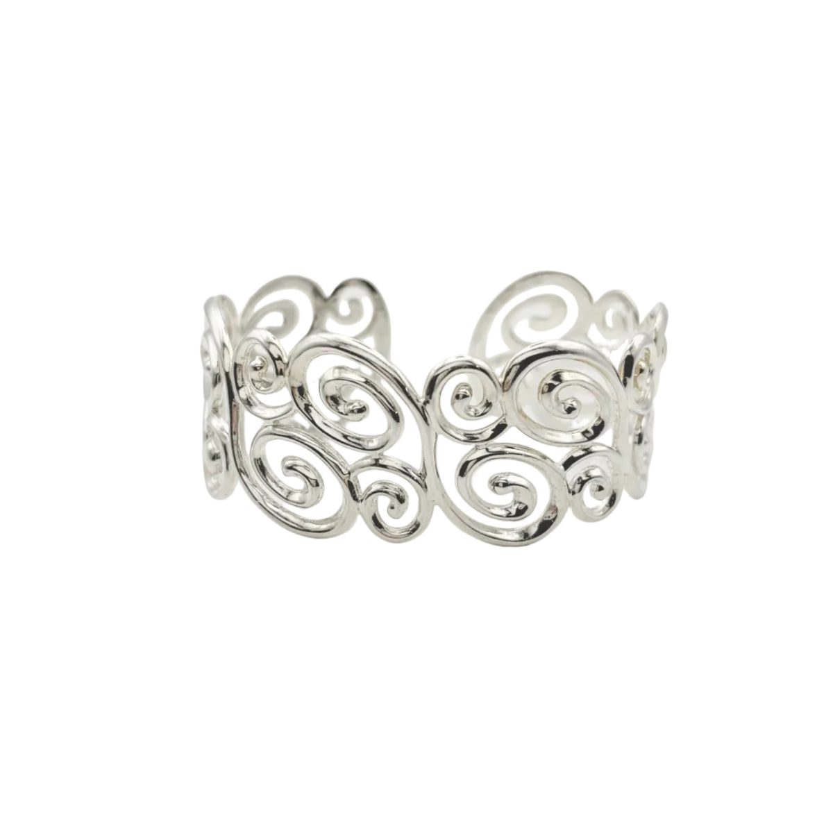 Vintage Sterling Swirl Cuff