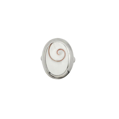 Vintage Sterling Shiva Shell Ring