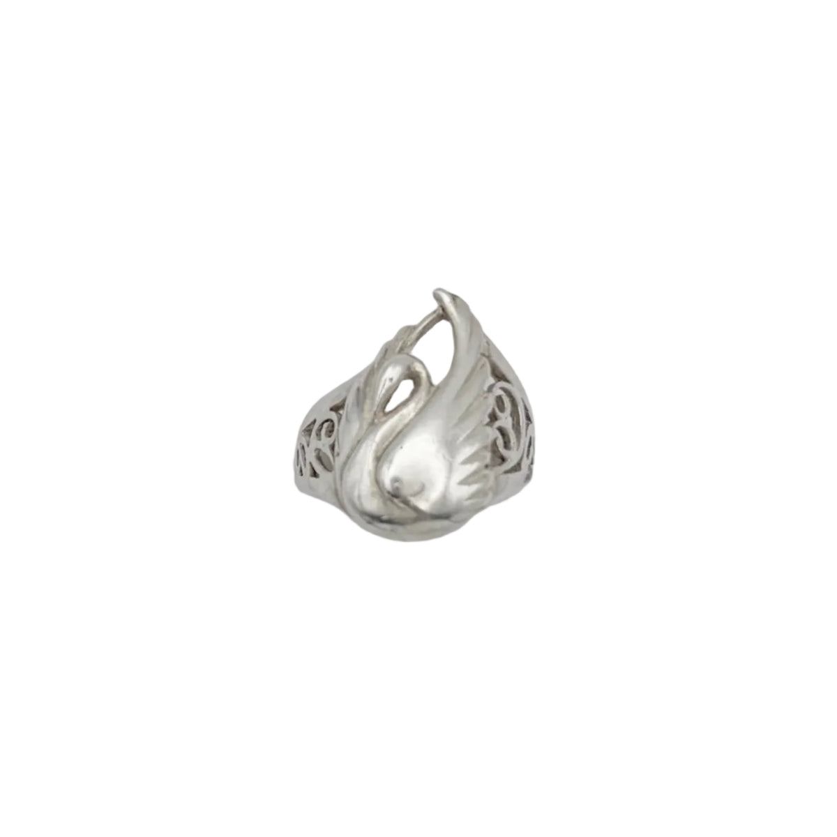 Vintage Sterling Swan Ring