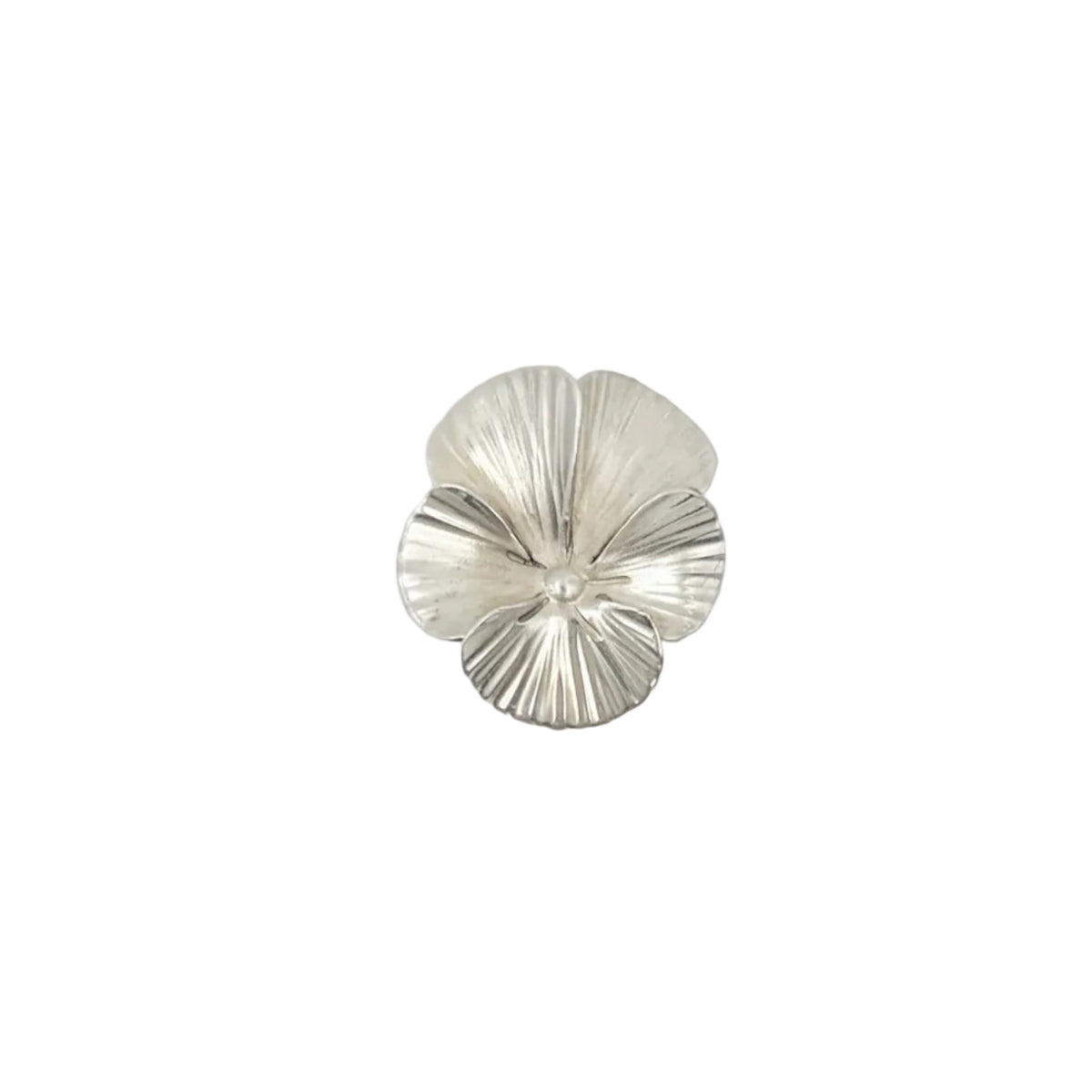 Vintage Sterling Stuart Nye Pansy Ring