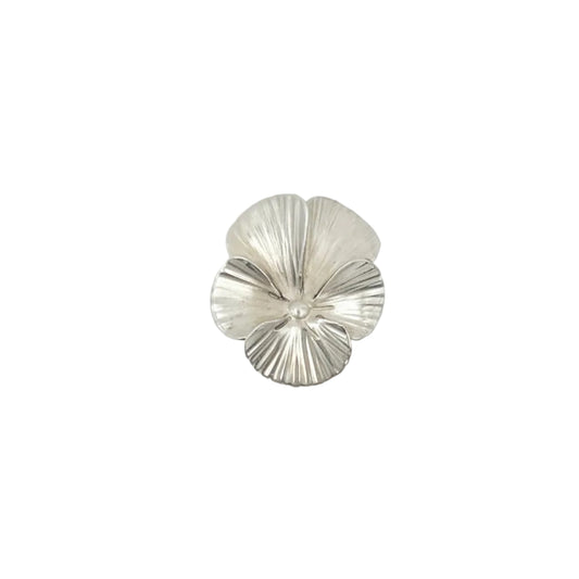 Vintage Sterling Stuart Nye Pansy Ring