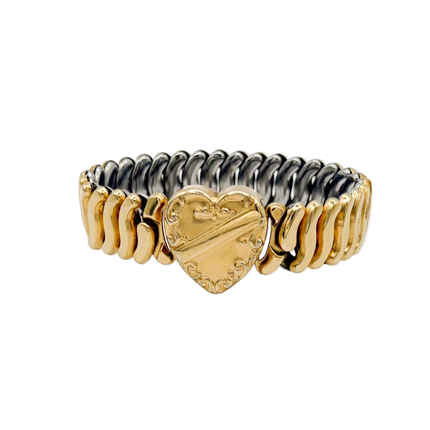 Vintage Gold Filled Sweetheart Bracelet