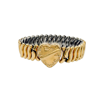 Vintage Gold Filled Sweetheart Bracelet