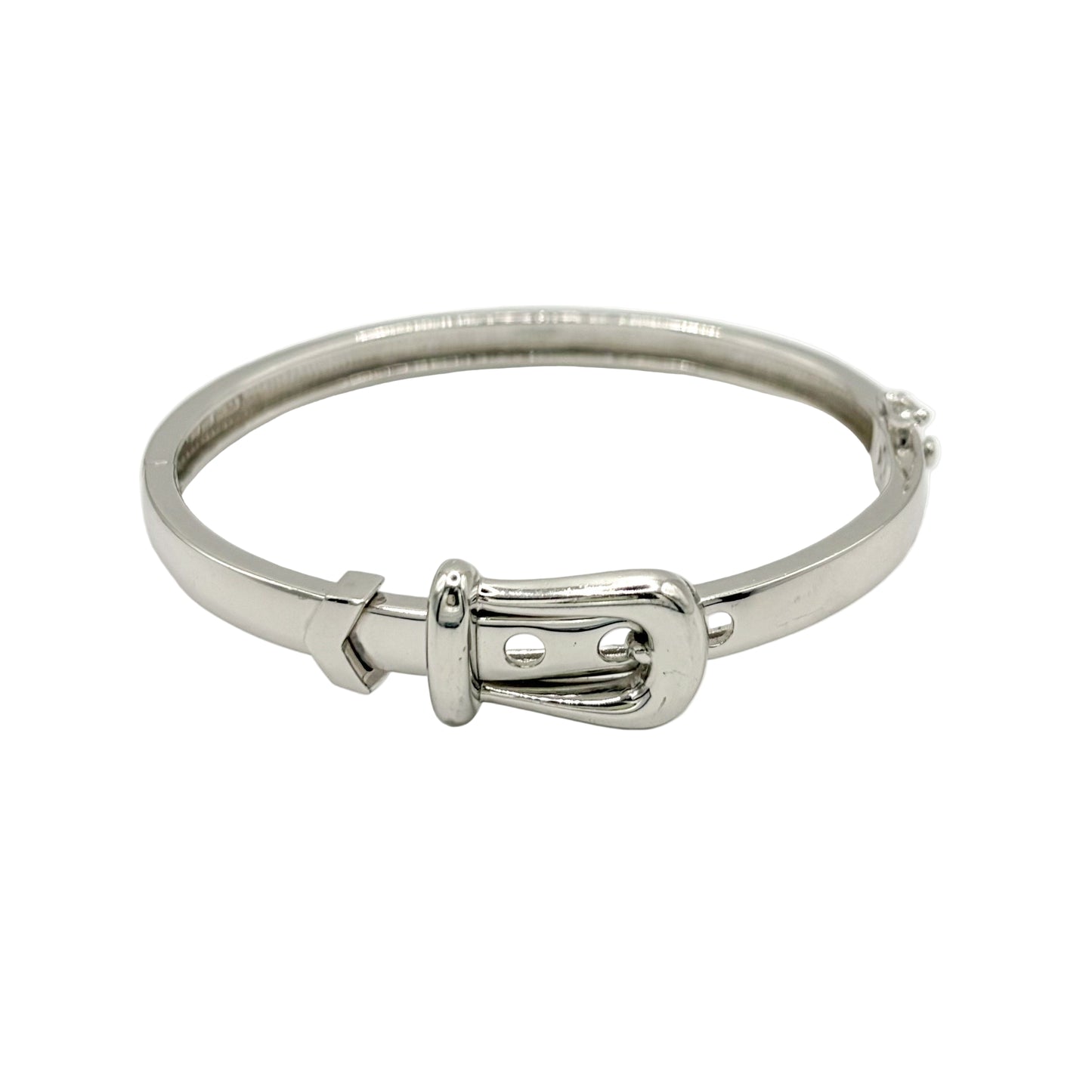 Vintage Sterling Belt Buckle Bracelet
