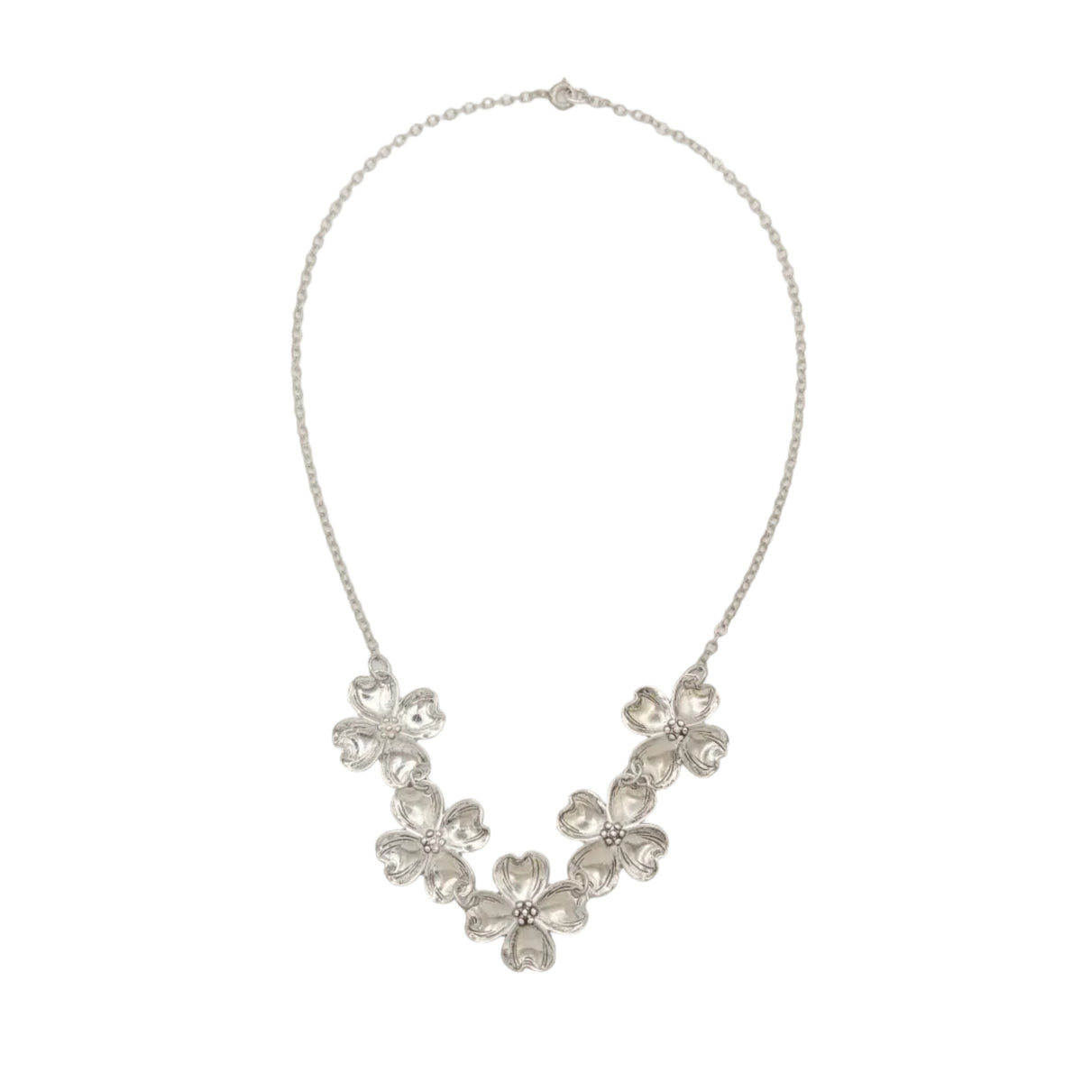 Vintage Sterling Stuart Nye Dogwood Necklace