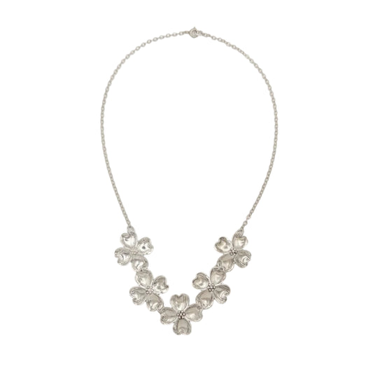 Vintage Sterling Stuart Nye Dogwood Necklace