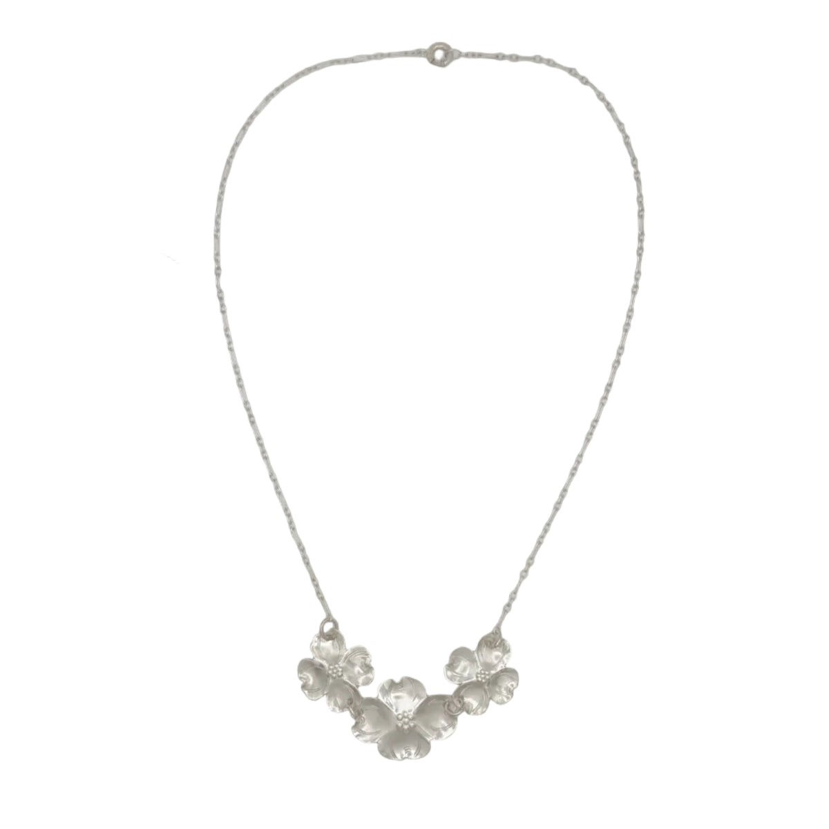 Vintage Sterling Stuart Nye Dogwood Necklace