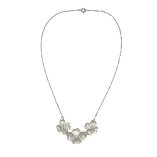 Vintage Sterling Stuart Nye Dogwood Necklace