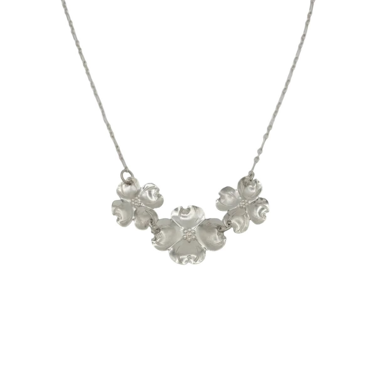 Vintage Sterling Stuart Nye Dogwood Necklace