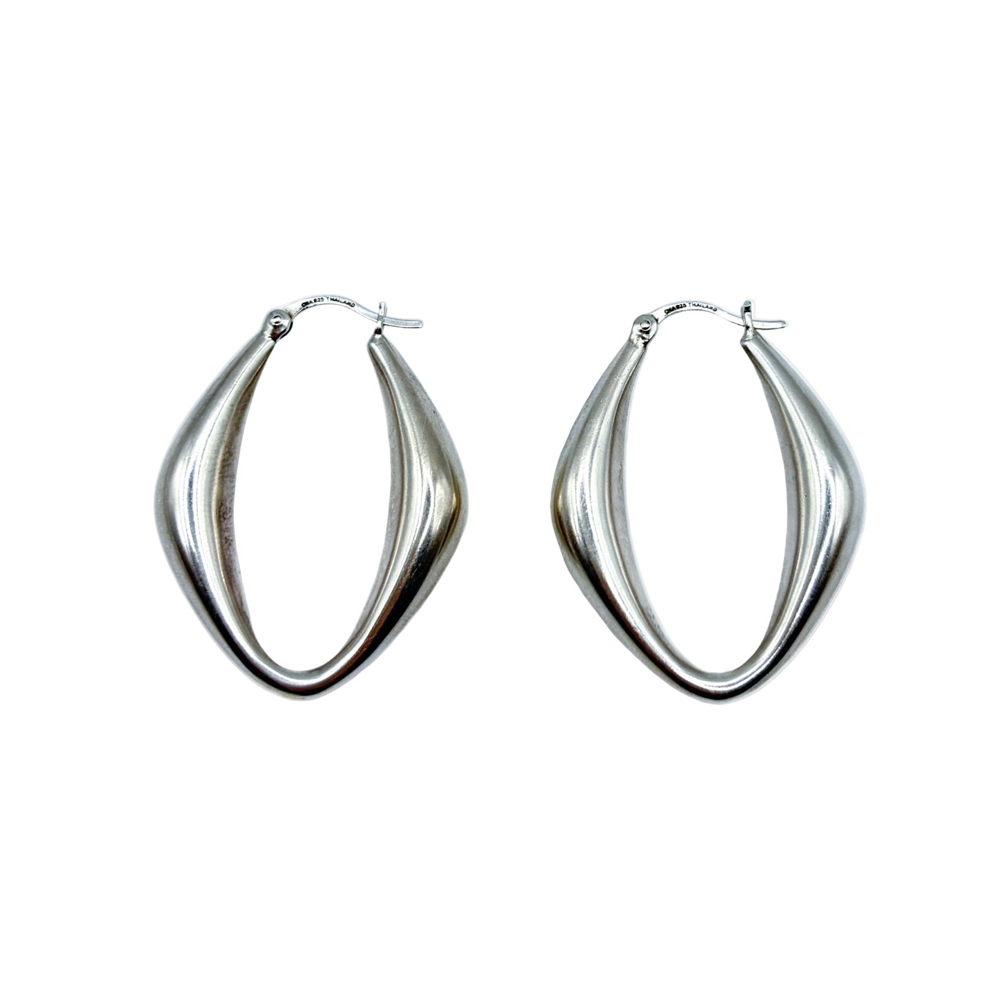 Vintage Sterling Hoops