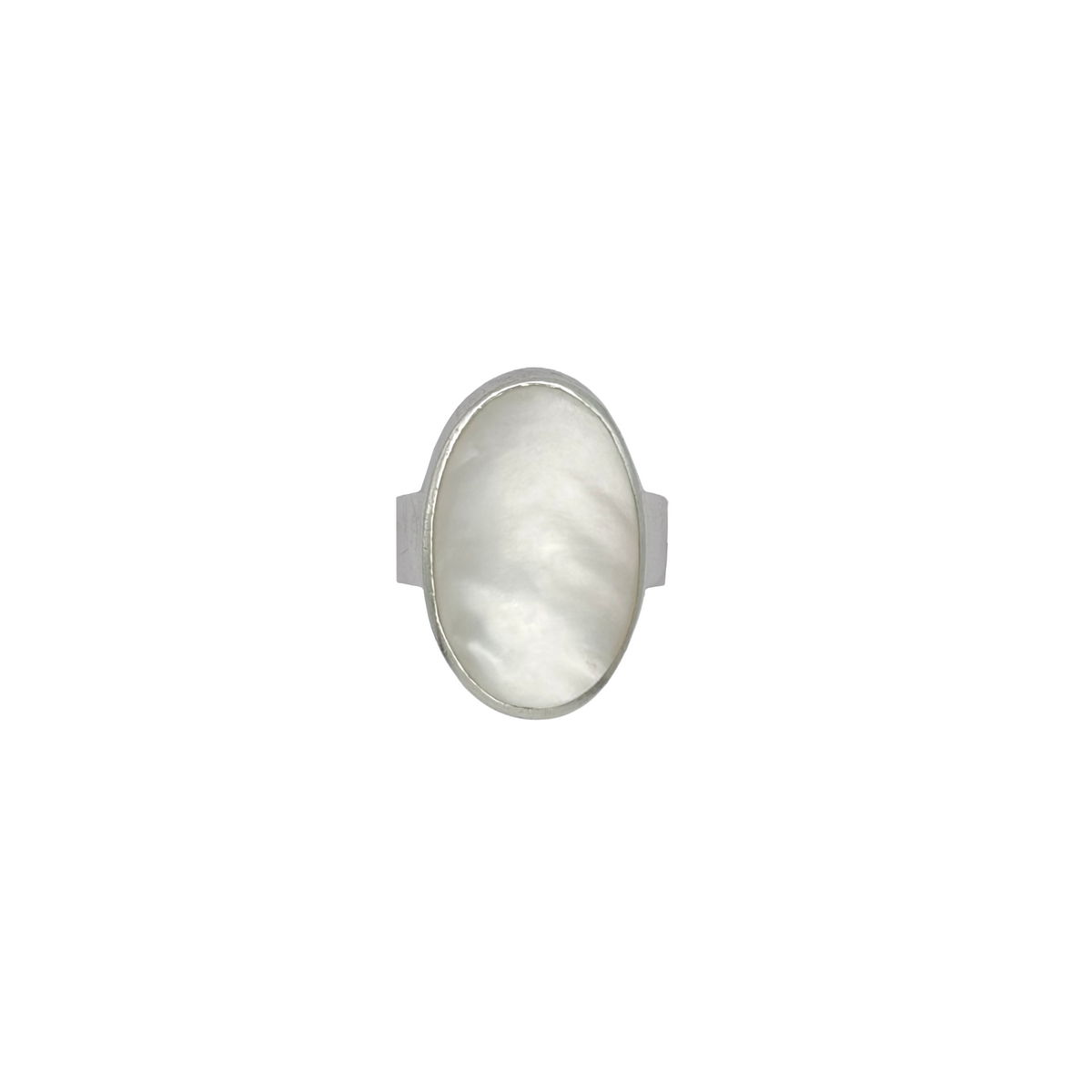 Vintage Sterling Mother of Pearl Statement Ring
