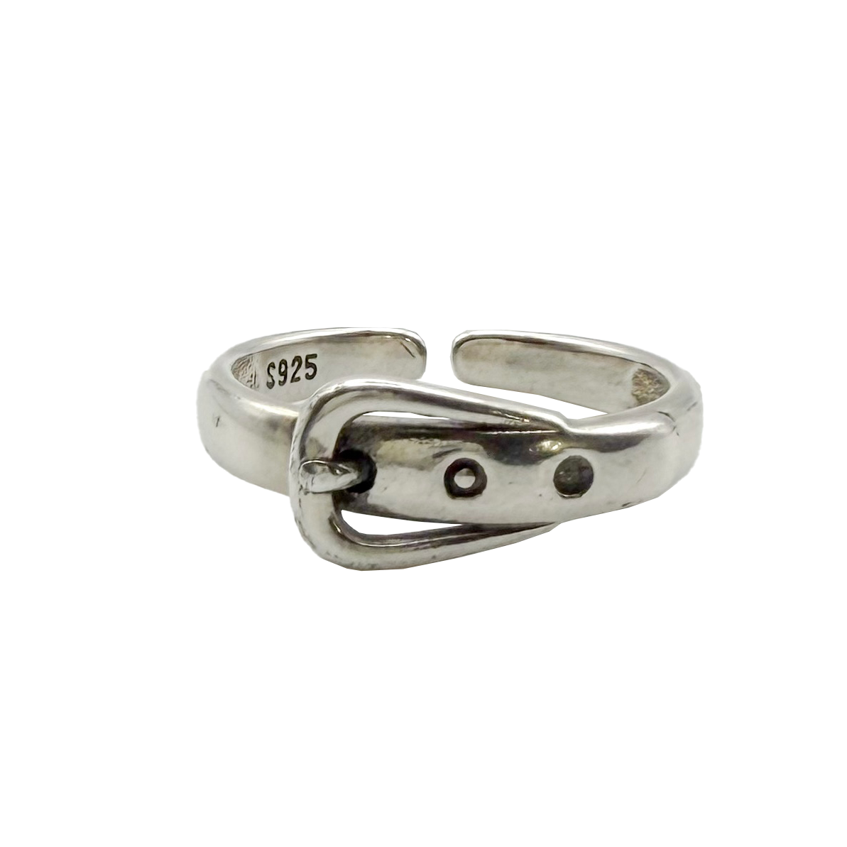 Vintage Sterling Belt Buckle Ring
