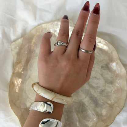 Vintage Sterling Belt Buckle Ring