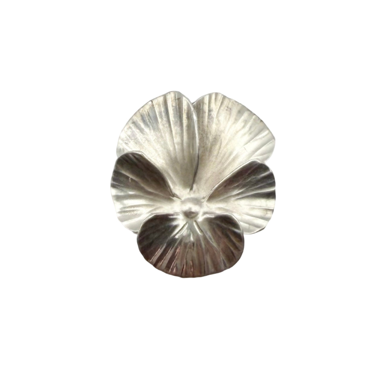 Vintage Sterling Stuart Nye Pansy Ring