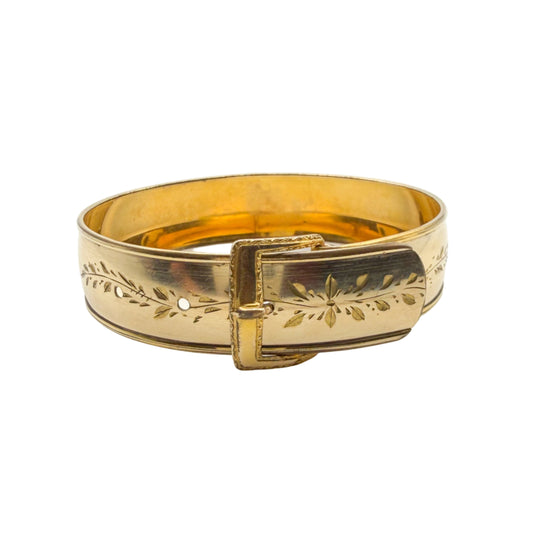 Vintage Hayes Gold Filled Buckle Bracelet