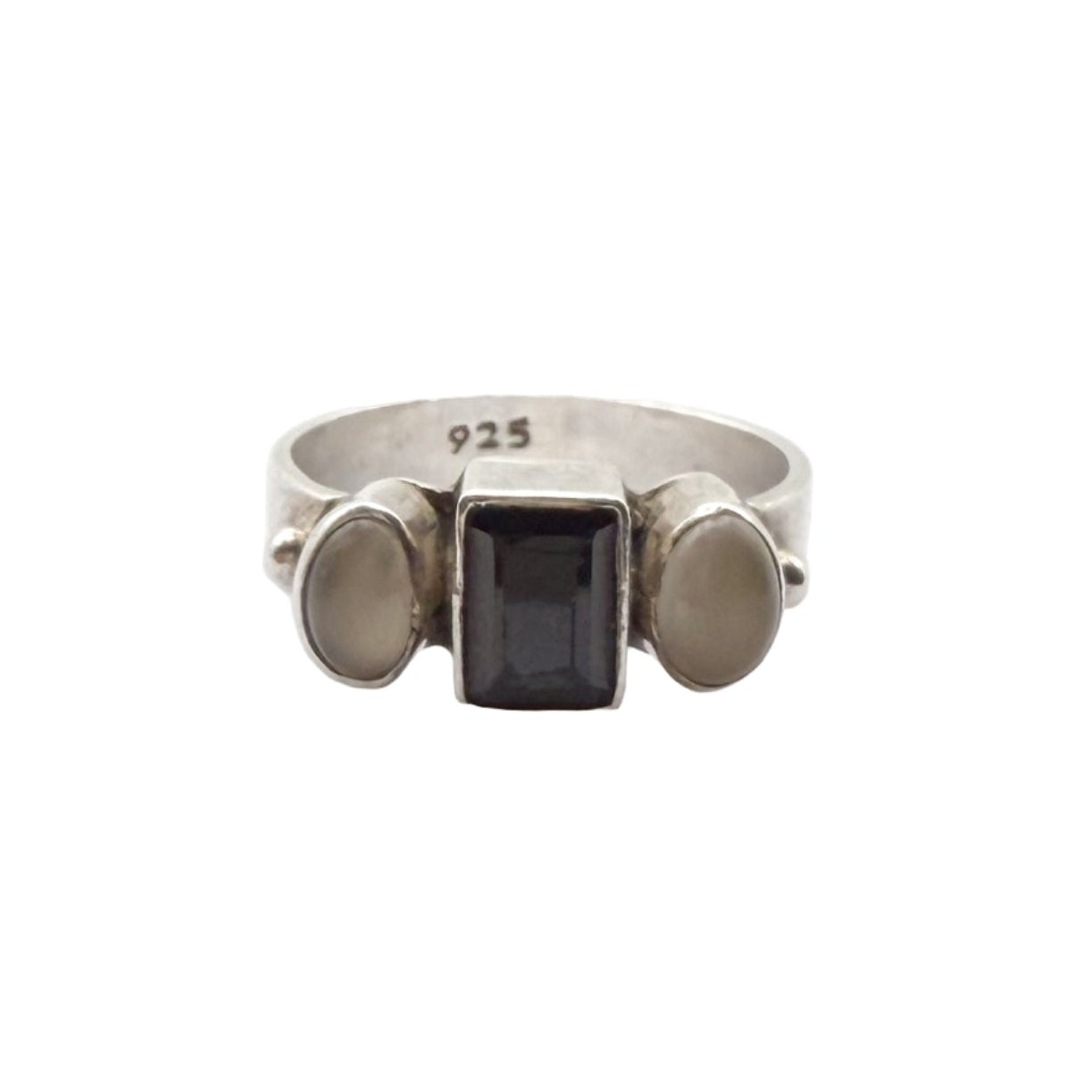 Vintage Sterling Garnet Ring