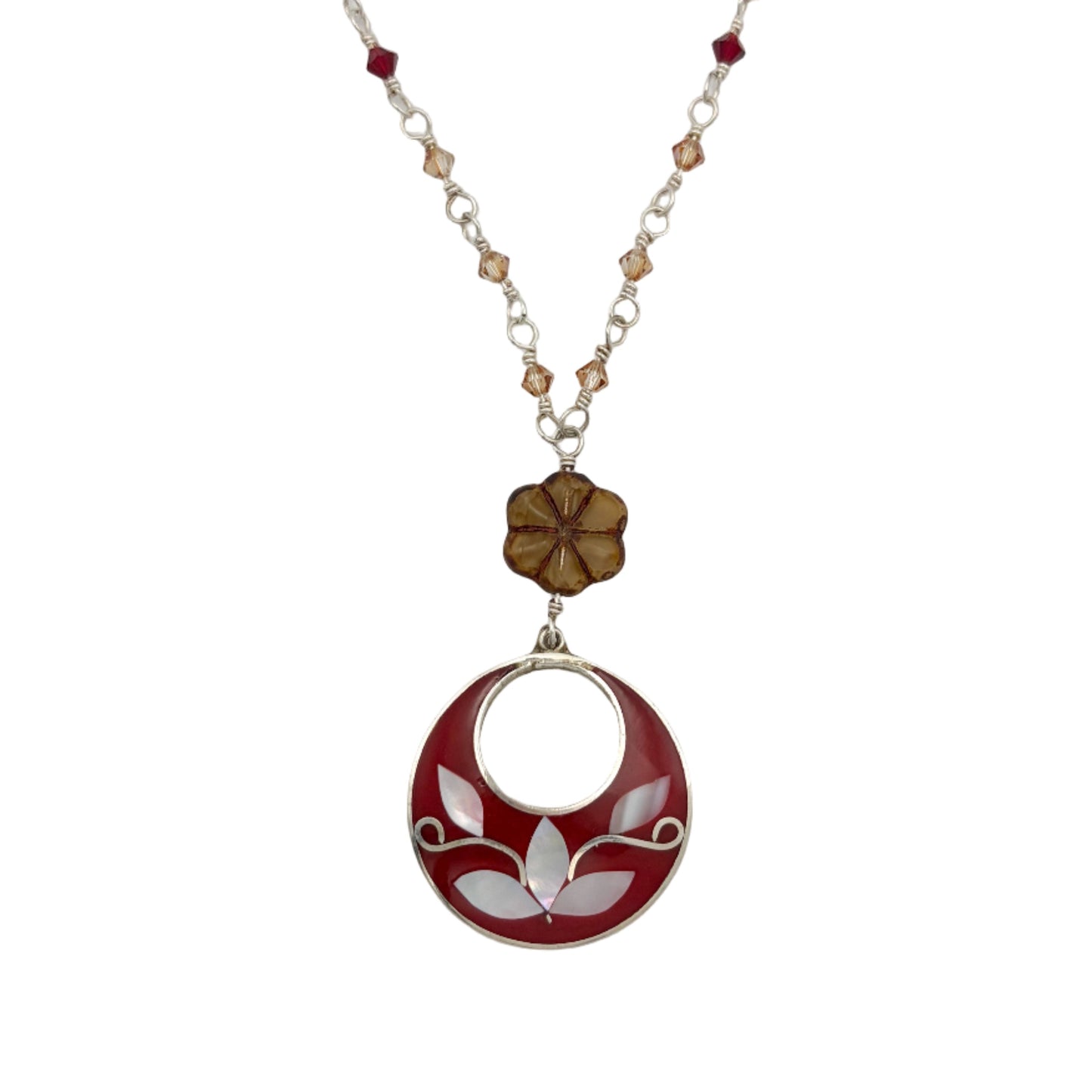 Vintage Reworked Alpaca Silver Necklace