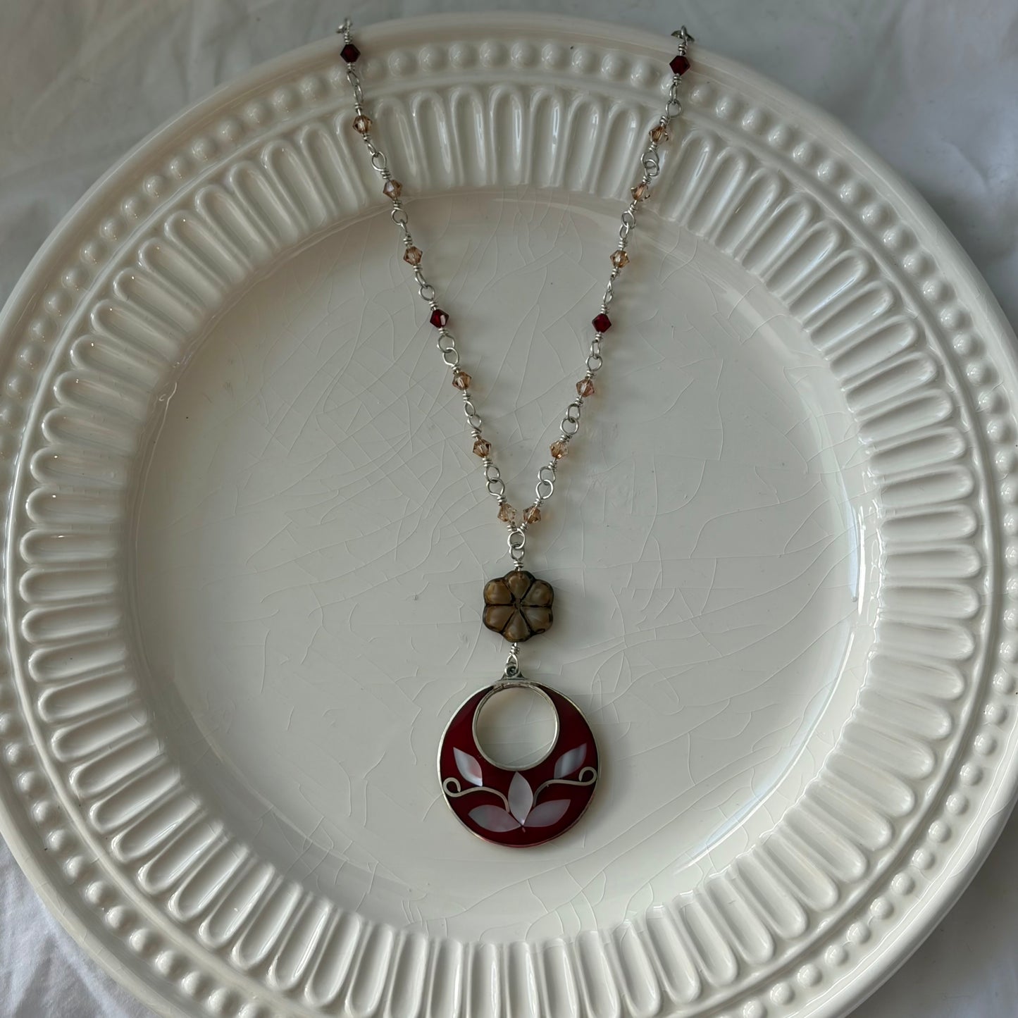 Vintage Reworked Alpaca Silver Necklace
