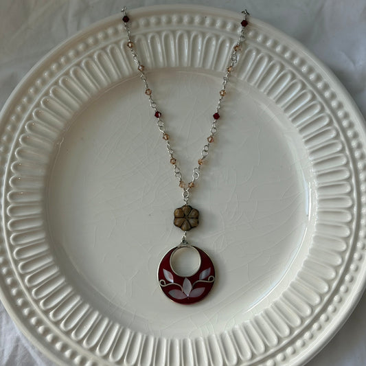 Vintage Reworked Alpaca Silver Necklace