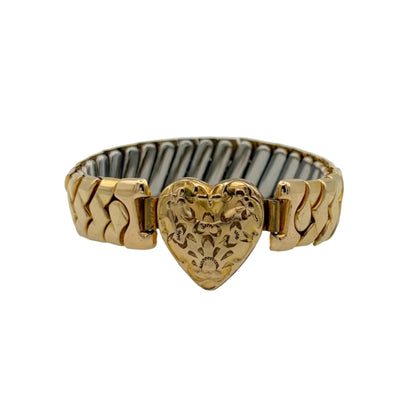 Vintage Gold Filled Sweetheart Bracelet