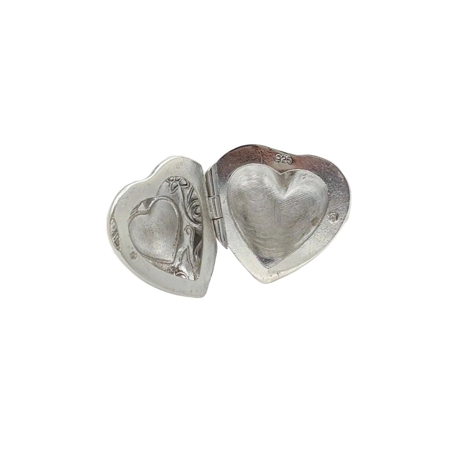 Vintage Sterling Locket Ring