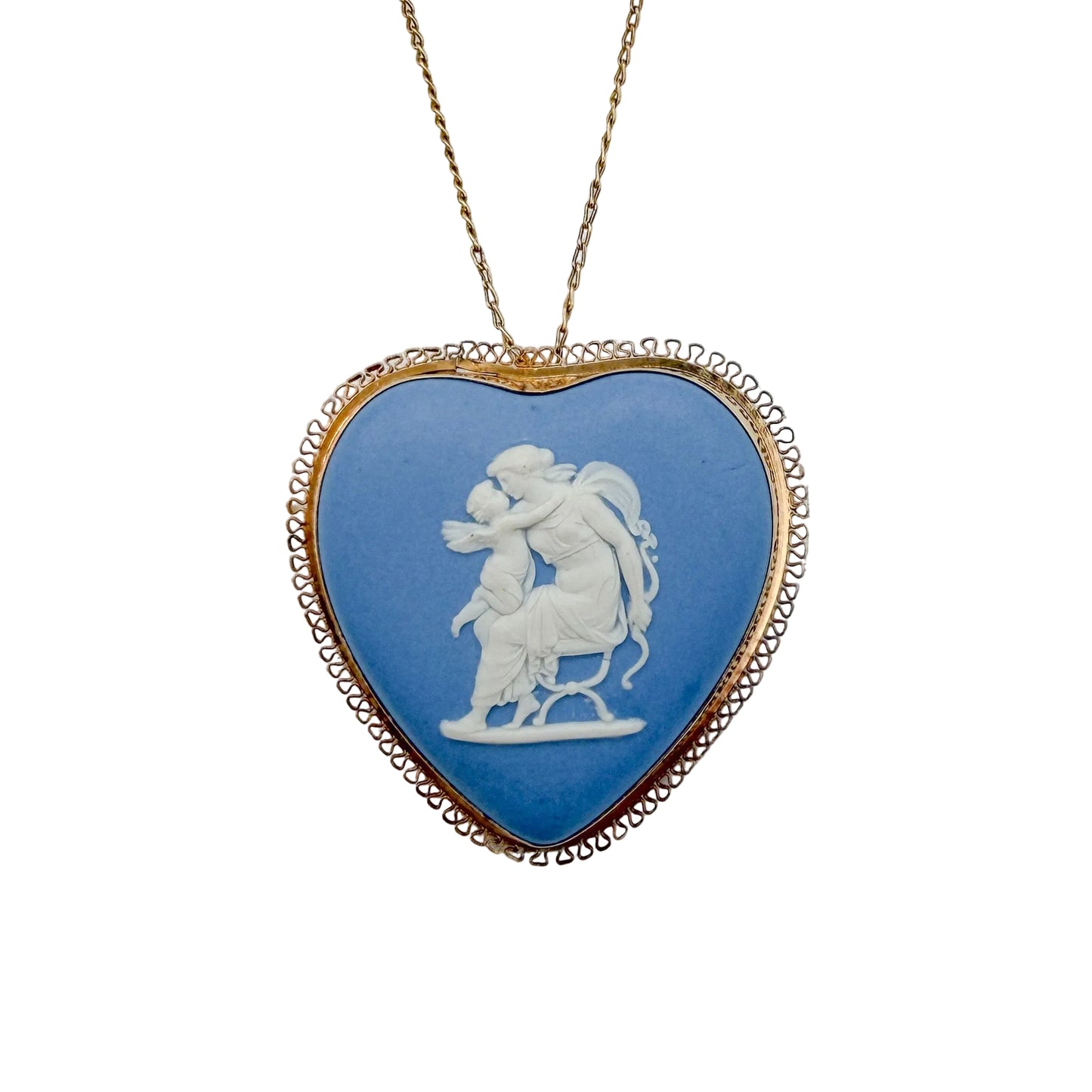 Vintage Jasperware Goldfilled Necklace