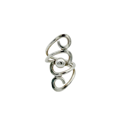 Modernist Sterling Ring