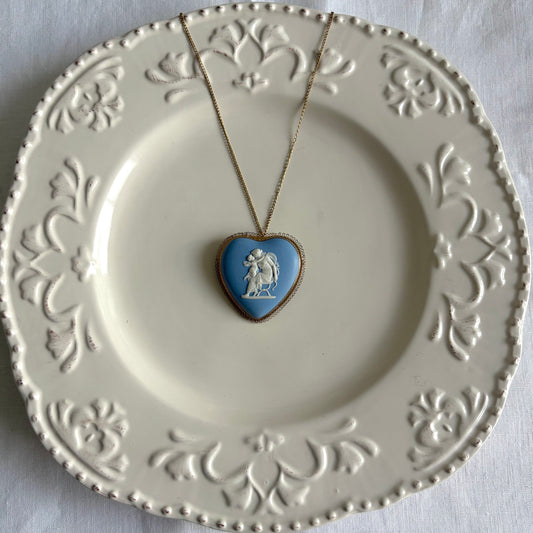 Vintage Jasperware Goldfilled Necklace