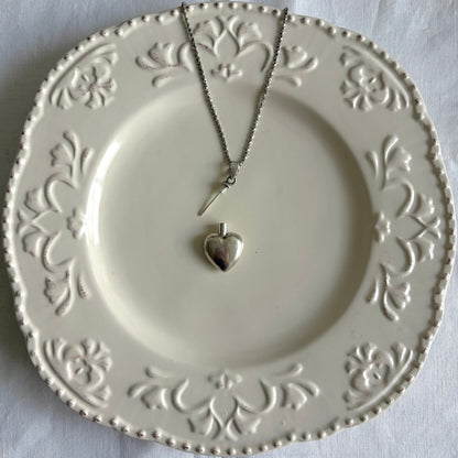 Vintage Sterling Perfume Bottle Necklace
