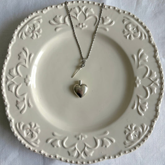 Vintage Sterling Perfume Bottle Necklace