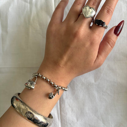 Vintage Sterling Charm Bracelet