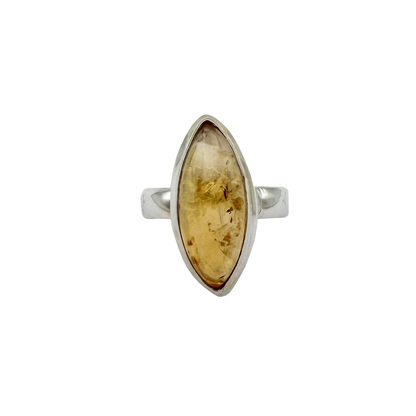Vintage Sterling Citrine Ring