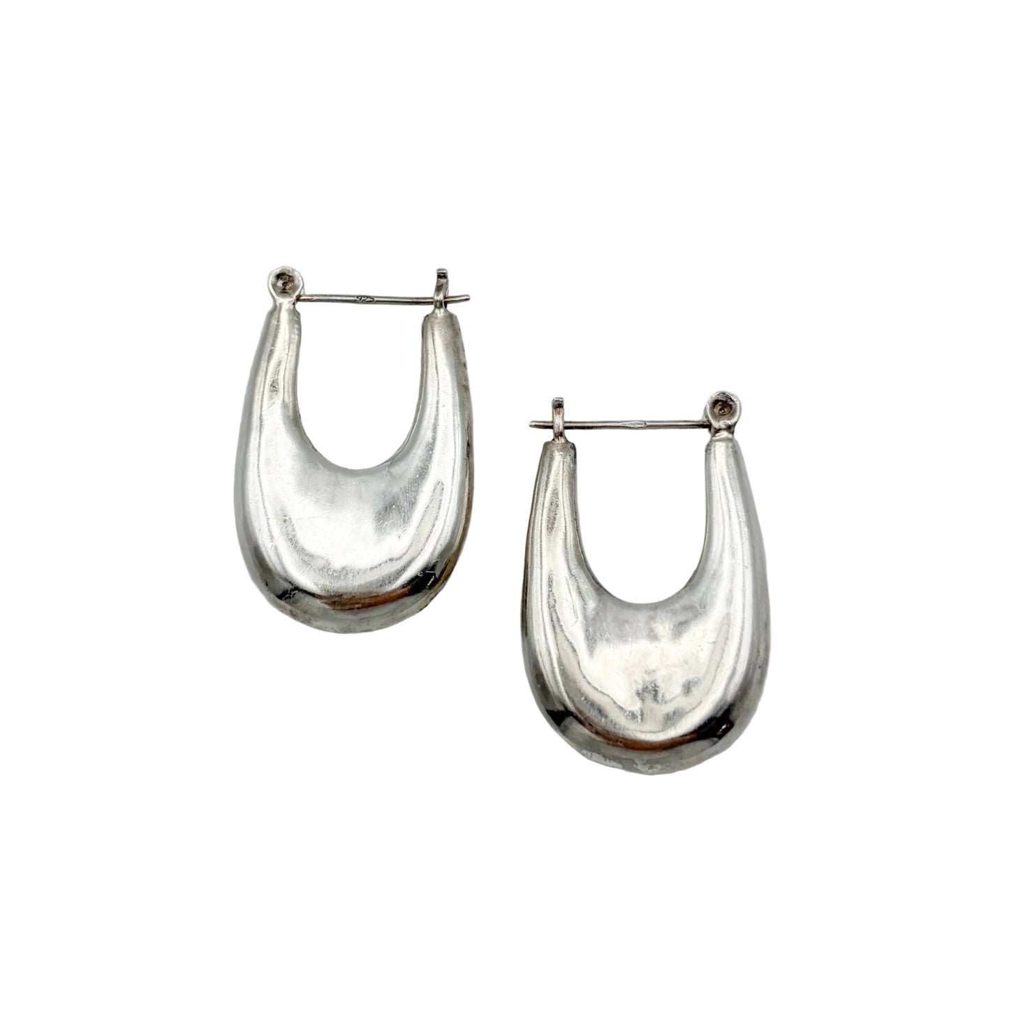 Vintage Sterling Hoops