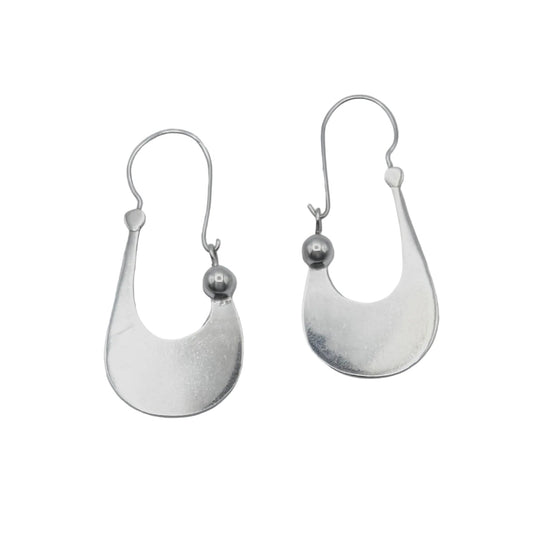 Sterling Modernist Dangle Earrings