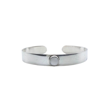 Vintage Sterling Moonstone Cuff