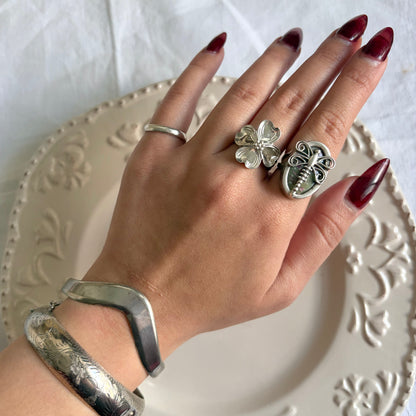 Vintage Sterling Dragonfly Ring