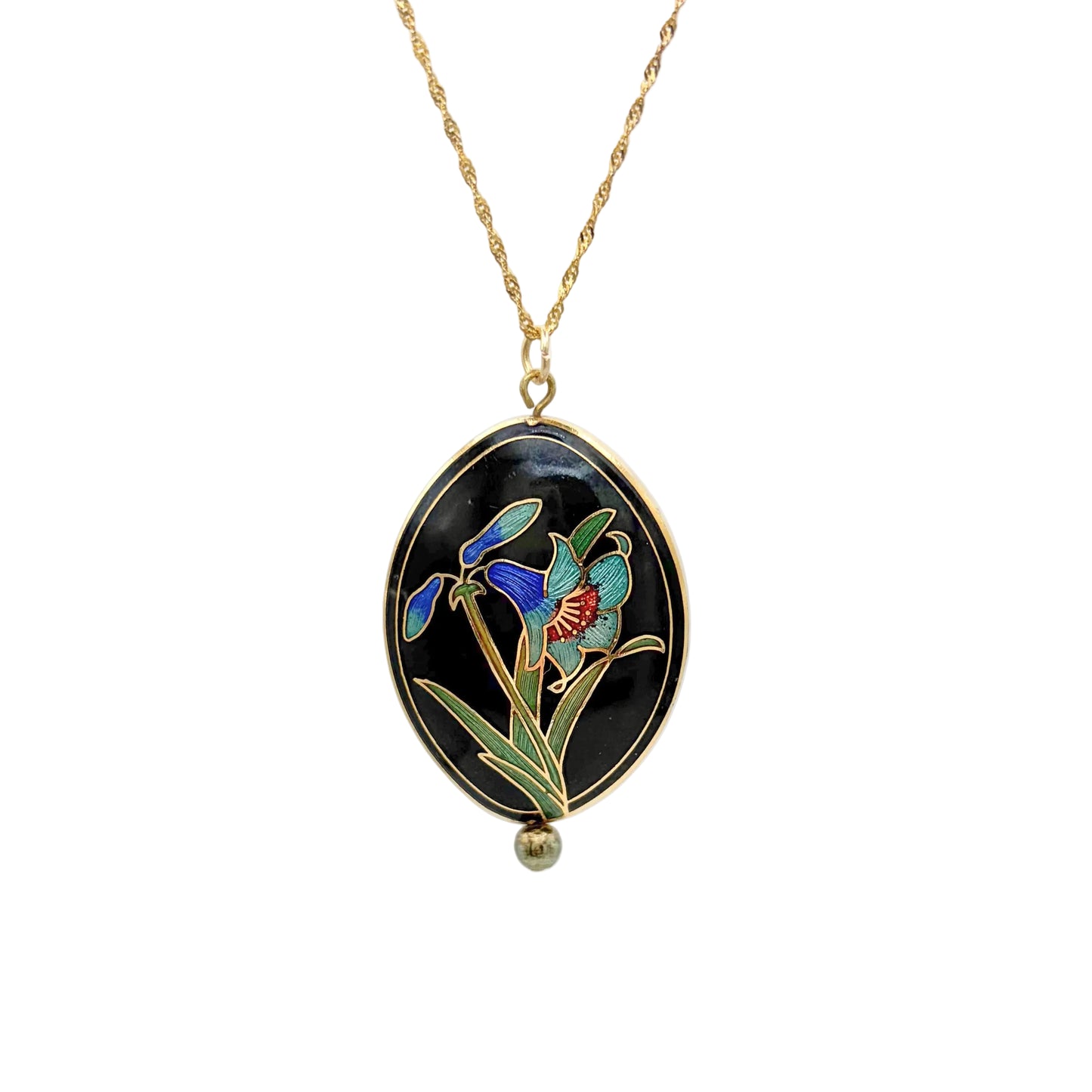Vintage Cloisonne Necklace