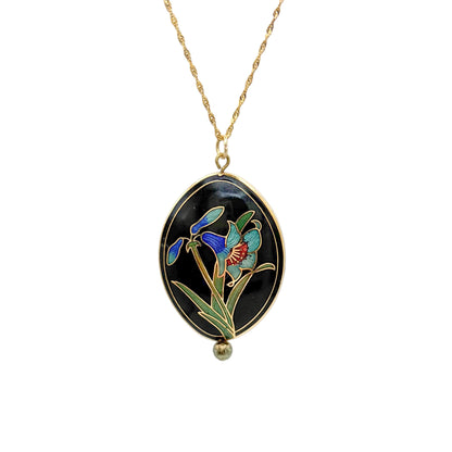 Vintage Cloisonne Necklace