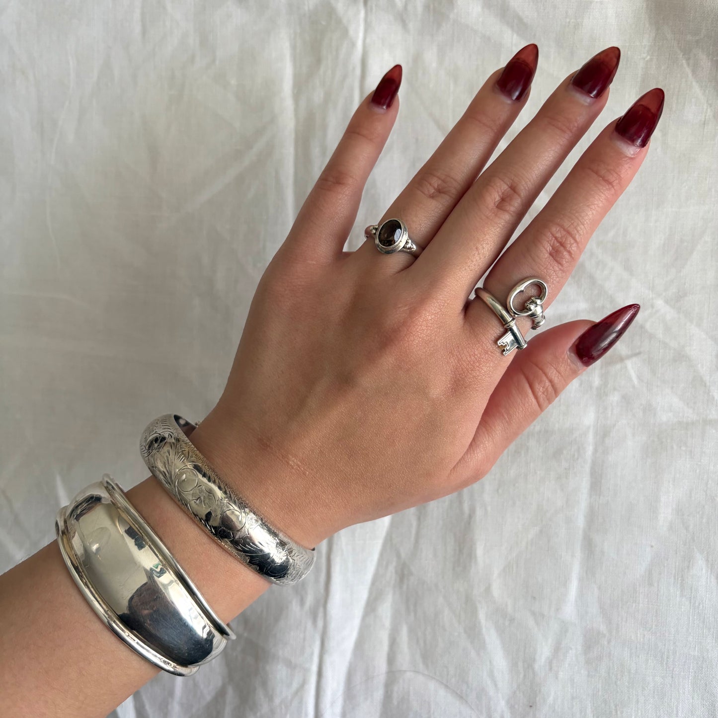 Vintage Sterling Avon Bypass Ring